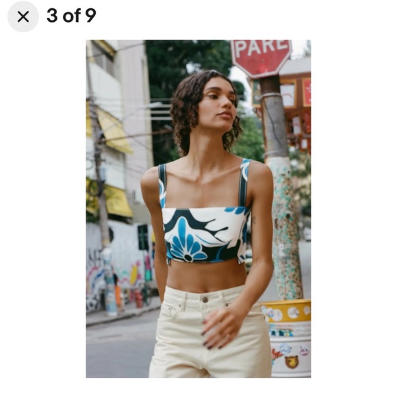 Zara printed crop top - Picture 5 of 6